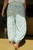 Made in Italy Harem Balloon Pant Peony Mint Cream /7 = ~ 